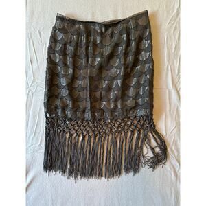 May & July Women's Large Black Skirt